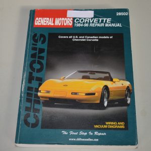 Pre-Owned - Chilton Corvette 1984-96 Repair Manual General Motors 28502