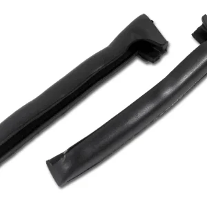 1969-1977 CORVETTE. PAIR OF COUPE REAR OF SIDE DOOR GLASS WEATHERSTRIPS - #E1860