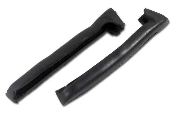 1969-1977 CORVETTE. PAIR OF COUPE REAR OF SIDE DOOR GLASS WEATHERSTRIPS - #E1860
