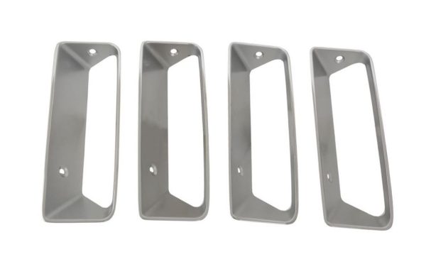 1969 C3 Corvette Fender / Side Louver Insert Set - 4pc – Right Hand Side – CA #X2422