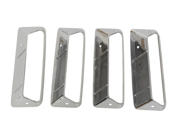 1969 C3 Corvette Fender / Side Louver Insert Set - 4pc – Right Hand Side – CA #X2422 - Image 2