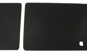 LATE 1979-1982 C3 CORVETTE REAR STORAGE COMPARTMENT DOORS - FIBER BOARD. #E1581