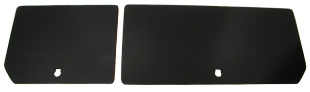 LATE 1979-1982 C3 CORVETTE REAR STORAGE COMPARTMENT DOORS - FIBER BOARD. #E1581