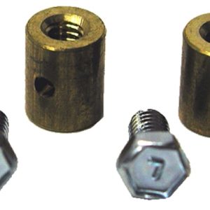 1963 – 1975 Convertible Rear Deck Lid Release Cable Brass Stop Screw Set - 2 pieces #E8352