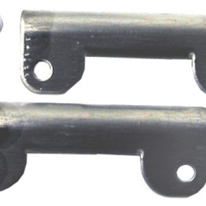 PLATE-STRIKER-DECK LID-CONVERTIBLE-WITH MOUNTING RIVETS-PAIR-68-75 (#E8360)