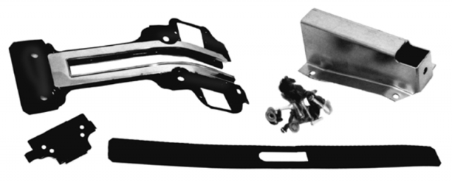 1968-1976 C3 CORVETTE EMERGENCY / PARKING BRAKE CONSOLE INSTALLATION KIT. #EC511 - Image 5