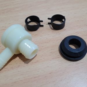 VALVE-POWER BRAKE BOOSTER CHECK-EXACT ORIGINAL-WITH CLAMPS & GROMMETS-64-82 #E2580A