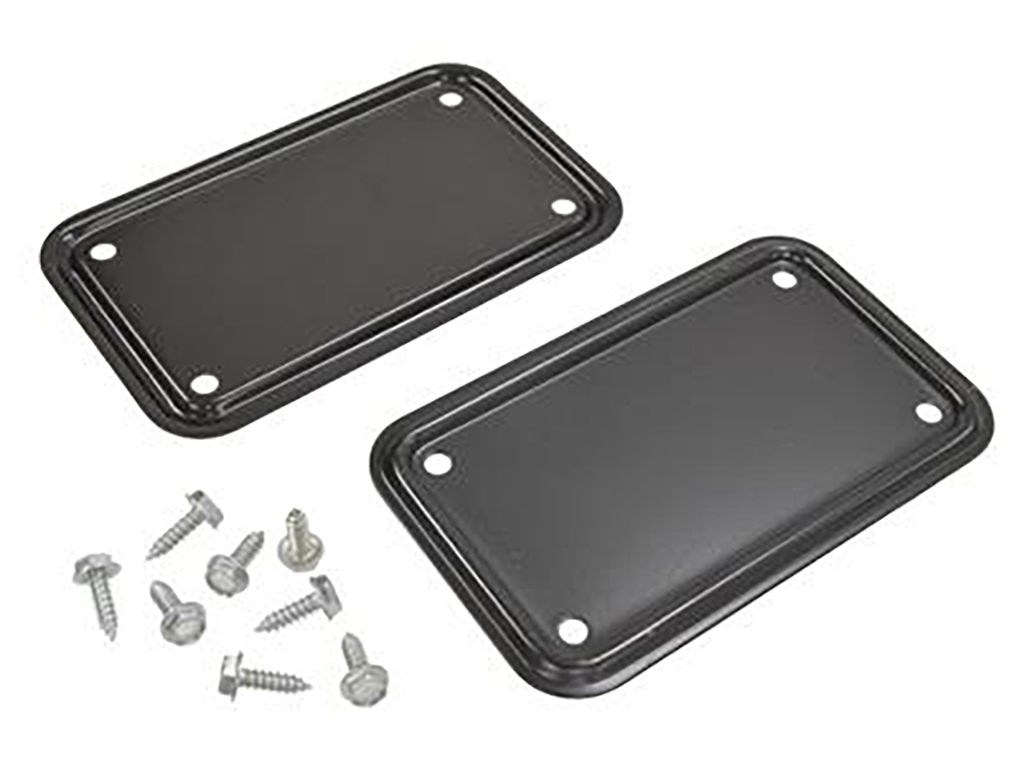 1963 - 1982 Corvette Rear Body Mount Access Covers - By Rear Wheel With Screws. #CD1128