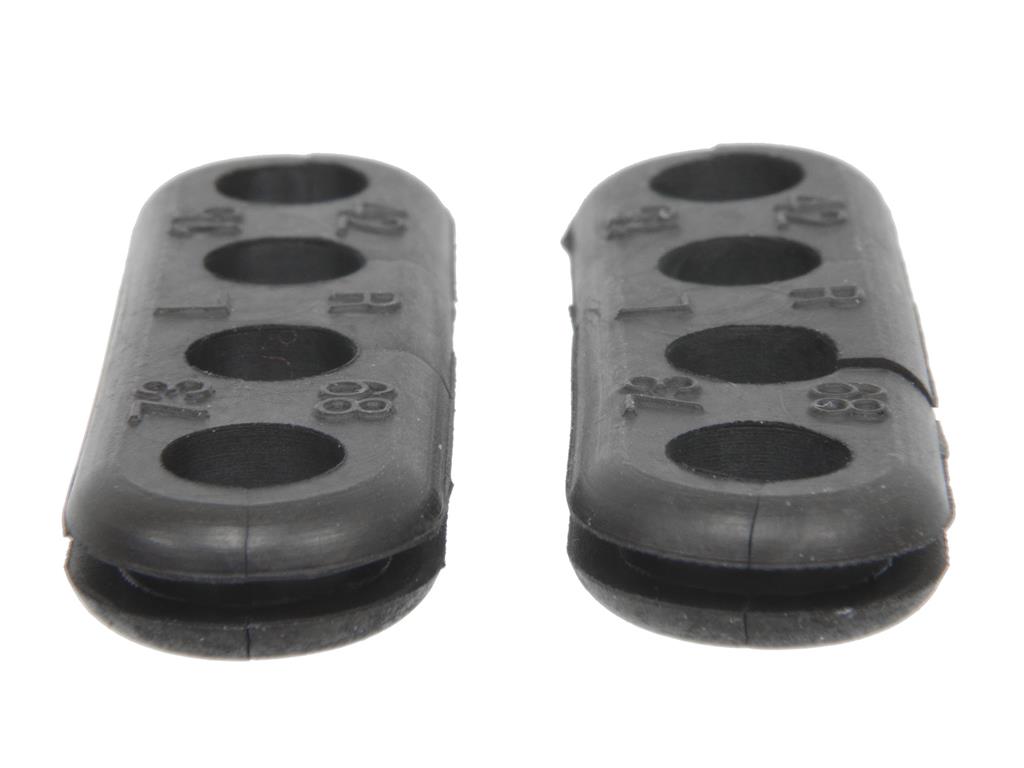 1956 - 1982 Ignition Shield Spark Plug Wire Grommets (Set of 2) #471141 - Image 2