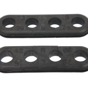 1956 - 1982 Ignition Shield Spark Plug Wire Grommets (Set of 2) #471141