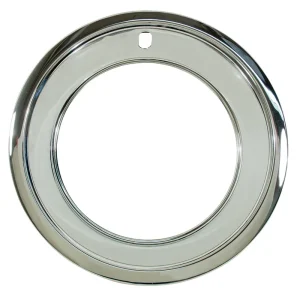 1968-1982 C3 Corvette Chrome Plated SS Trim Ring Set - 4pc - For 8" Wide Rallye Wheels – CA #23163