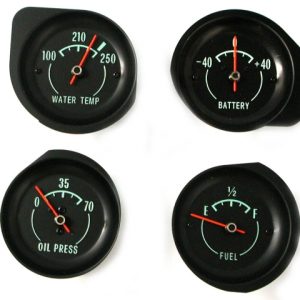 1968 - 1971 C3 Corvette Centre Minor Gauges.- SET - -#E11787