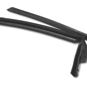 1968-1972 C3 Corvette Weatherstrip - Pillar Posts - Complete – Pair - CA #X2652