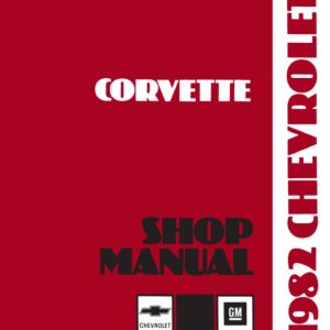 1982 Corvette Shop Repair Workshop Manual #1982SHOP