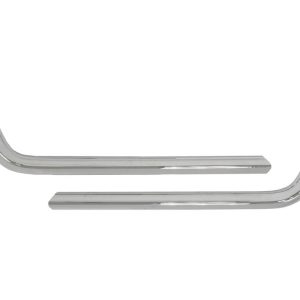 1968 - 1969 C3 Corvette Front Outer Chrome Grille Mouldings - Pair #423096