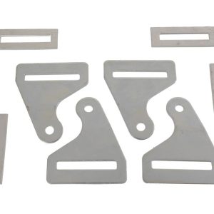 1956-1962 C1 Corvette Seat Belt Floor Bracket - Hambone And Tightener Correct - Does 2 Seats. #481420