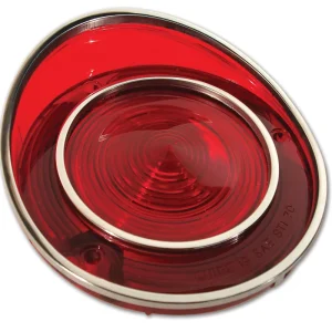 1970 - 1971 C3 Corvette Tail Light Lens - Early 71 All Red. #493053