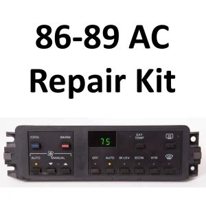 1986-1989 C4 Corvette C68 ECC HVAC AC Repair Kit. A011