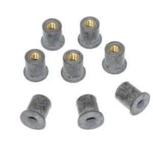 1968 - 1977 C3 Corvette Rear Luggage Rack Mounting Well Nuts - Set of 8 . #103487