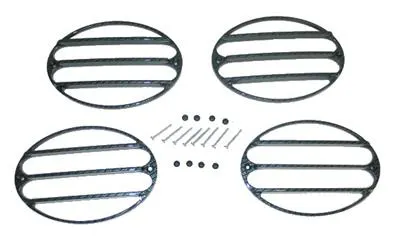 1997-2004 C5 Corvette Rear Tail Light Louver Kit. Phantom – Set of 4 – Carbon Fiber #200623