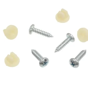 1968-1973 Corvette Rear Number Plate Bezel Mount Screws, 8 Piece - #K1241