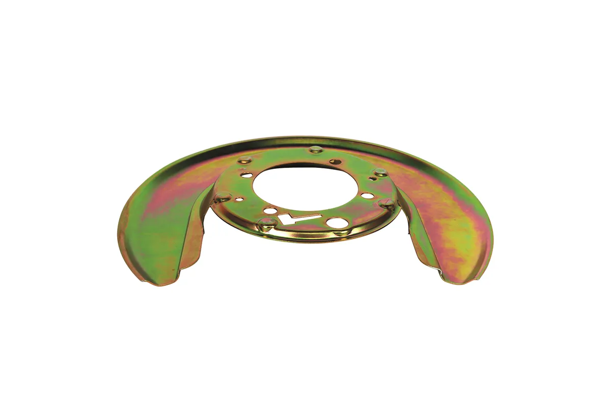 1976-1982 Corvette Rear Backing Plate Dust Shield. Gold. - LEFT SIDE REAR – #22372 - Image 5