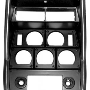 1981 – 1982 CORVETTE – GAUGE BEZEL-INSTRUMENT CLUSTER-WITH CLOCK IN RADIO- #EC387