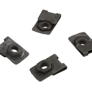 C2 1965-1967 Corvette Front Grille Bracket Nut Set - U-nut - 4 Pieces. #342006