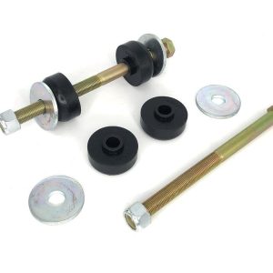 1963-1982 Corvette 8" Bolt Rear Spring Hanger Lowering Kit with Polyurethane Cushions - #43465