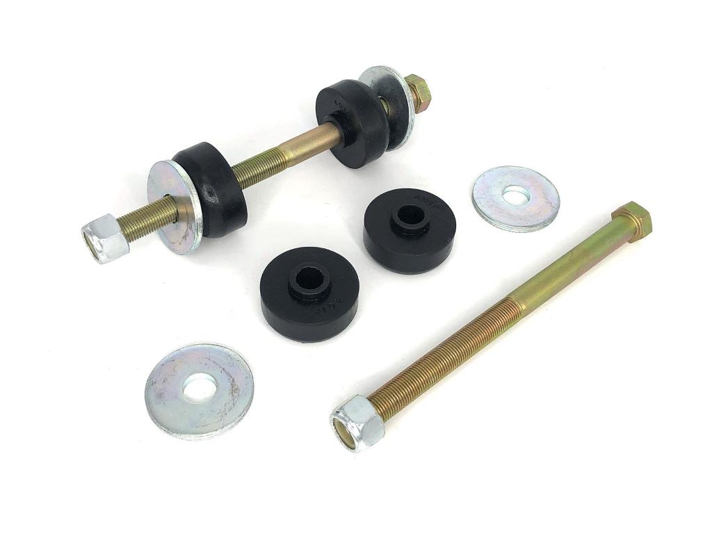 1963-1982 Corvette 8" Bolt Rear Spring Hanger Lowering Kit with Polyurethane Cushions - #43465