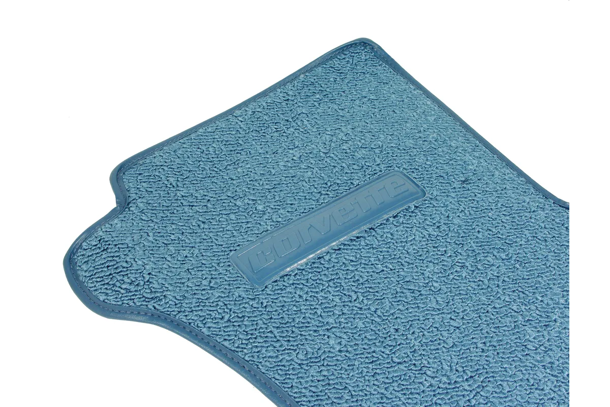 1963-1967 C2 Corvette Embossed "Corvette" Text Floor Mat 80/20 Loop – ACC #465140 - Image 2