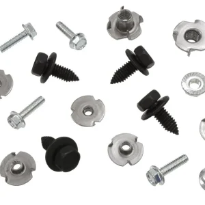 1969 - 1976 C3 Corvette Fan Shroud Extension Hardware. #243084